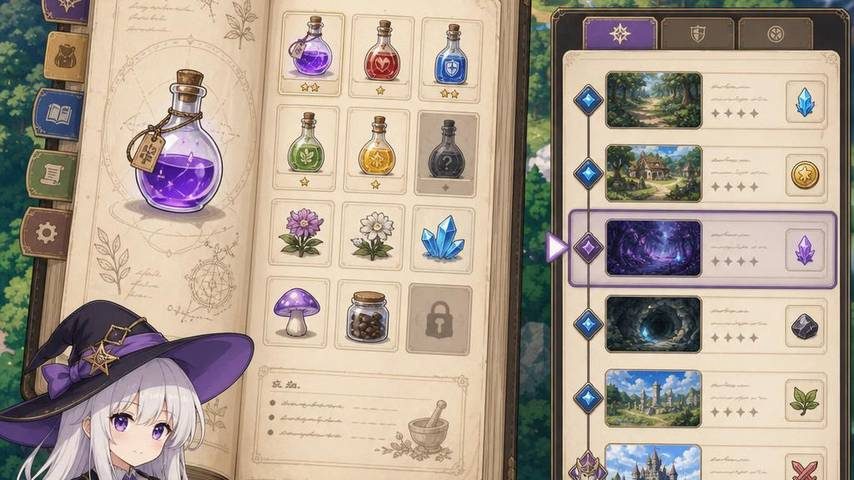 魔女秘药 操作界面 展示图 1