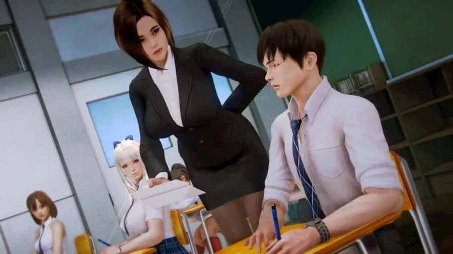 二次元老婆学院_Waifu Academy 角色养成 画面