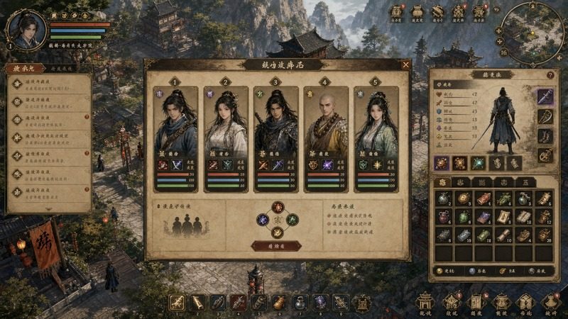 金庸群侠传5爱与死仙狐MOD六周年 角色养成 演示图 4